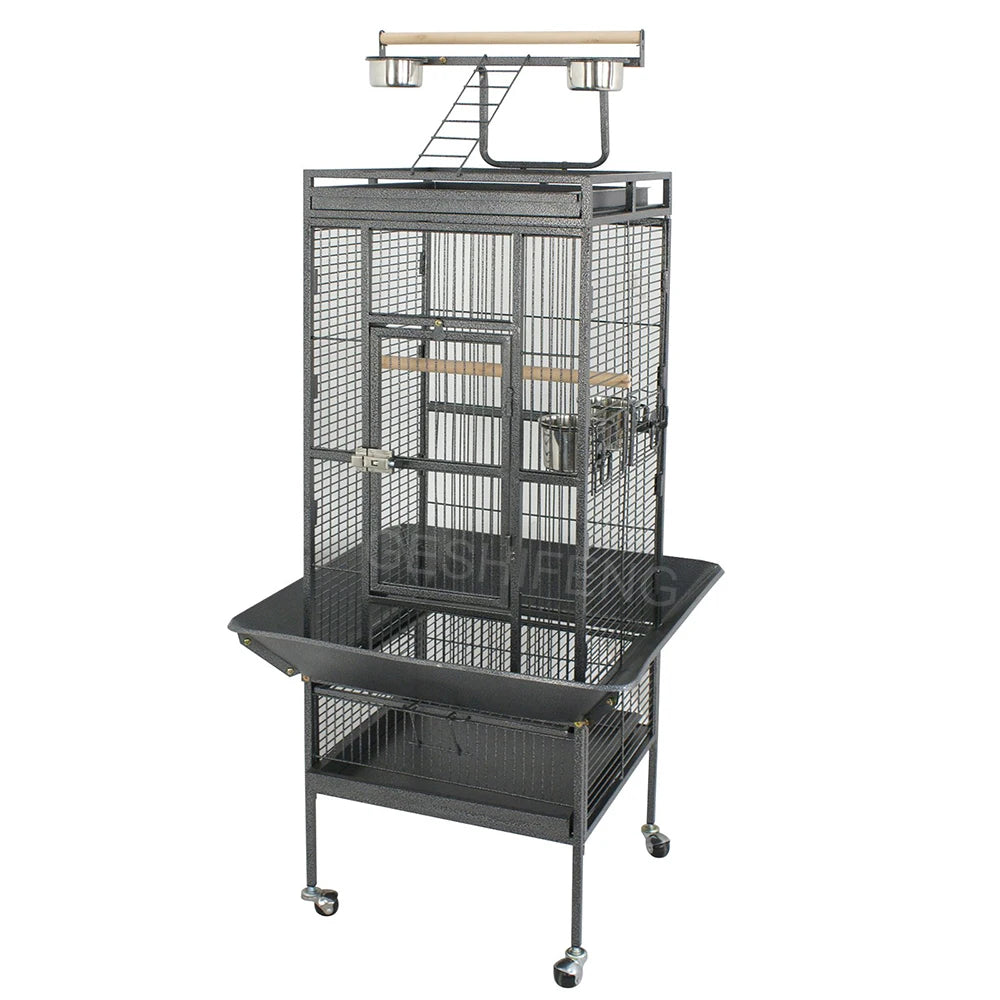 Best Quality Iron Wire Birds Cage Big Cage  Large Size  Carriers Bird Breeding Foldable Large Bird Cage for Sale