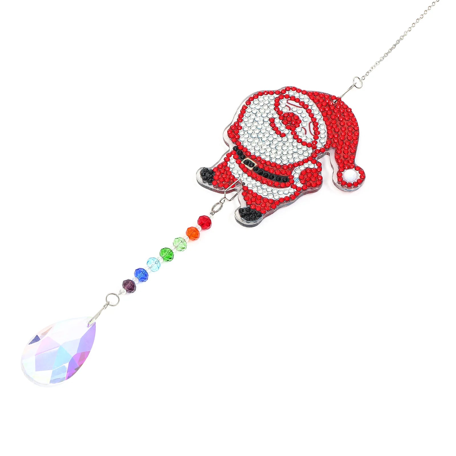 5D Diamond Painting Christmas Crystal Diamond Painting Kit Window Wind Chime Pendant Decor Wall Ornaments Home Decor Gifts