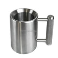 SENAOFIT 10kg Mug Gym Dumbbell Cup 8kg Heavy Mug Office Fitness Heavi Mug Workout Coffee Drink Water Cup