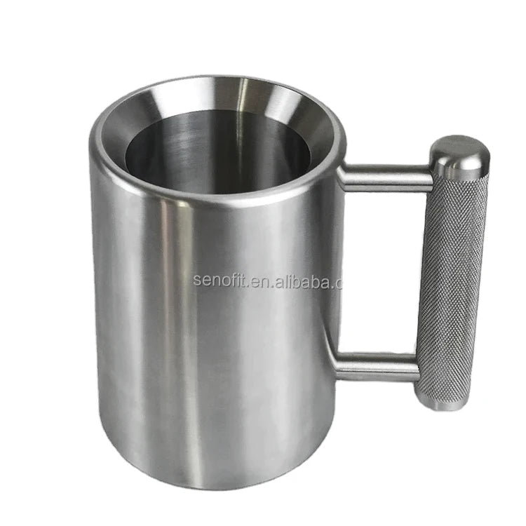 SENAOFIT 10kg Mug Gym Dumbbell Cup 8kg Heavy Mug Office Fitness Heavi Mug Workout Coffee Drink Water Cup