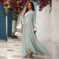 Zaynab Jalabiya Wholesale Korean Nida Embroidered Sleeve Abaya Somali Dubai Muslim Abaya Women Muslim Dress