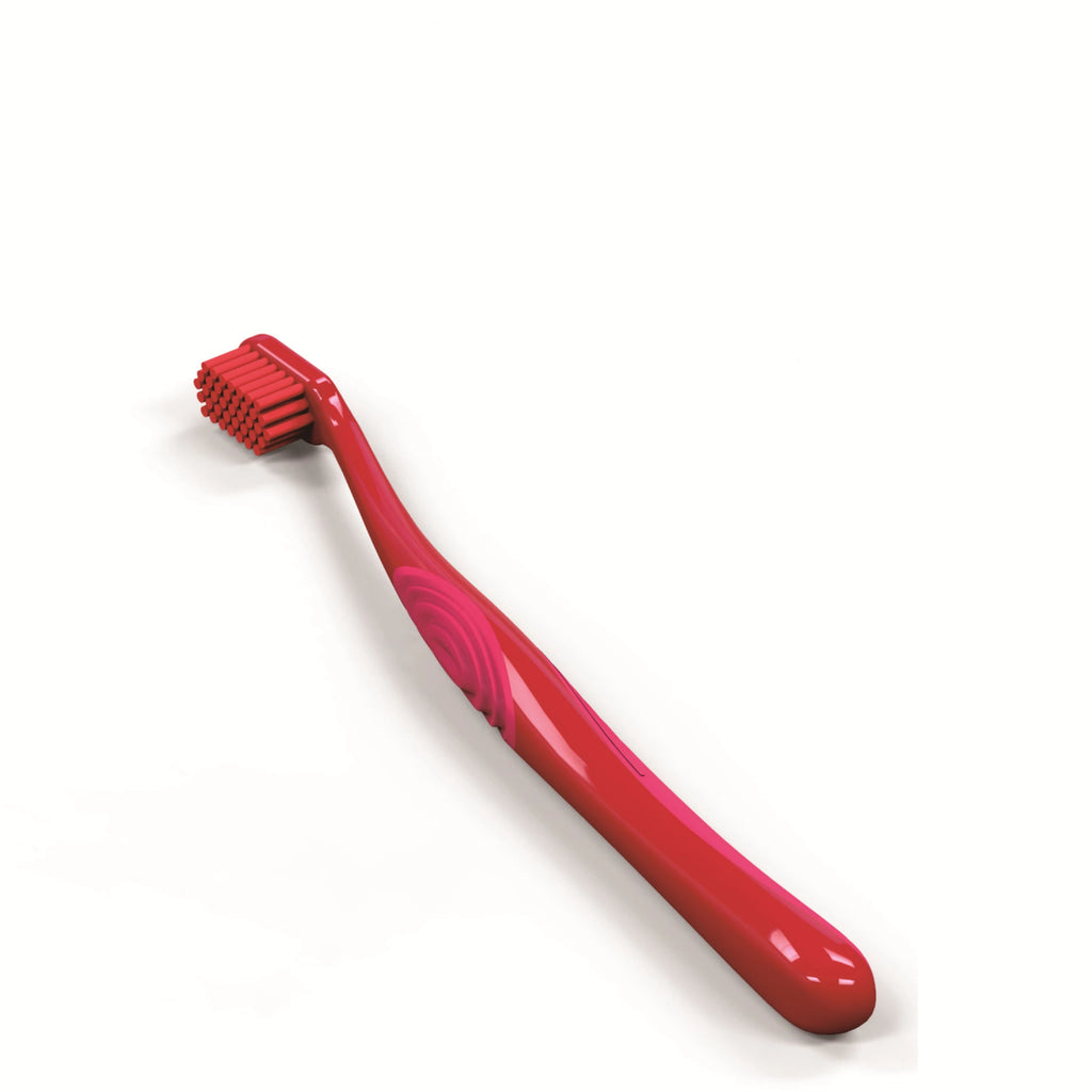 Wholesale Custom Logo OEM Plastic Adult Toothbrush with Ultrasoft 0.1mm Nylon Bristles PP Handle Home Use Blister Card