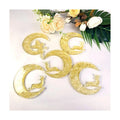 Wholesale Natural Crystal Craft Healing Stones Citrine Resin Moon Carving Craft for Home Decoration