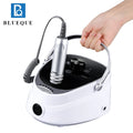 BLUEQUE Professional Rechargeable 35000rpm Nail Drill Portable Electric E File with 6 Bits for Manicure Pedicure Carve Polish