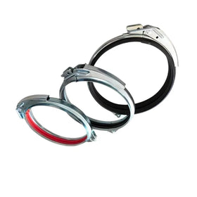 Stainless Steel 304 Quick Release Pipe Clamp Dust Collection System Duct System HVAC Parts Rapid Lock Connect Pull Ring Clamp