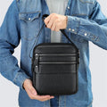 Custom Leather Small Messenger Bag Men Genuine Leather Shoulder Bag Leather Crossbody Bag for Men