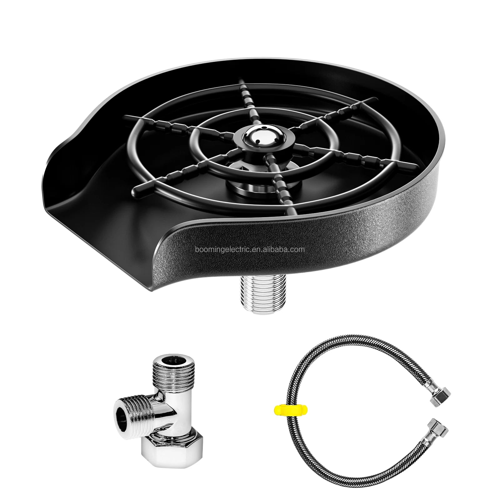 New Product Bar Accessories Fast Cleaning Automatic Glass Rinser Kitchen Sink Stainless Steel Cup Washer