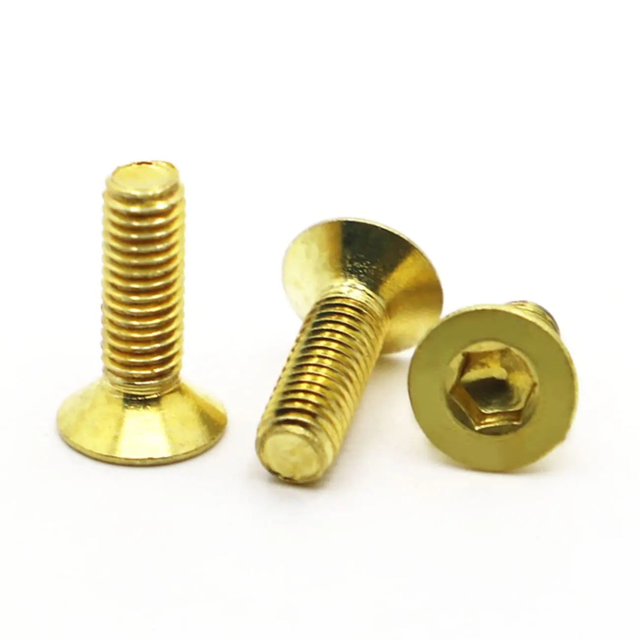 Machine Countersunk Hex Drive Allen Brass Flat Head DIN7991 Non Standard Copper Screws