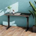 Ergonomic Electric Dual Motors Black Uplift Desk Height Adjustable Standup Desk Office