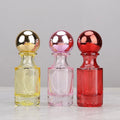 Hot Sale Colorful Cosmetic Ball Cap Thick Bottom Empty Glass Container 30ml Perfume Spray Bottles