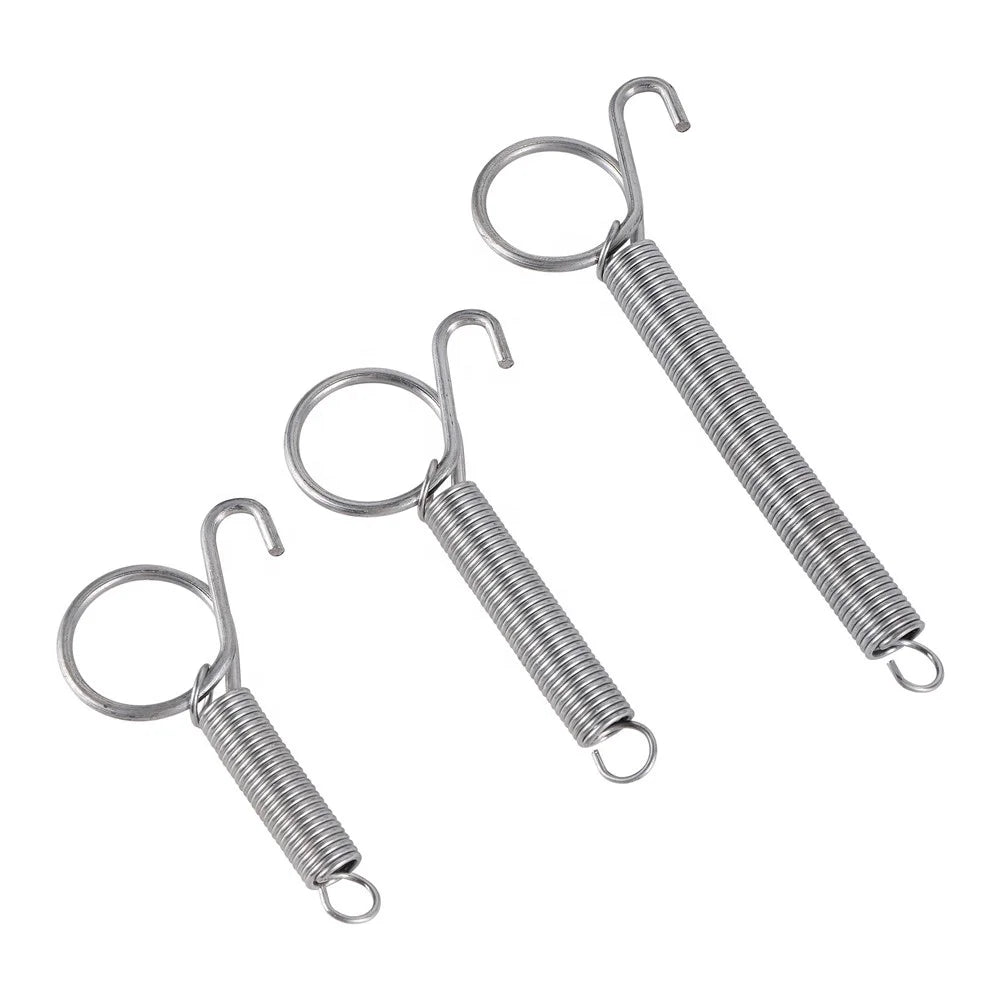 Chicken Quail Rabbit Pigeon Cage Door Metal Spring Hook Fixing Tension Spring Connector for Poultry Farming