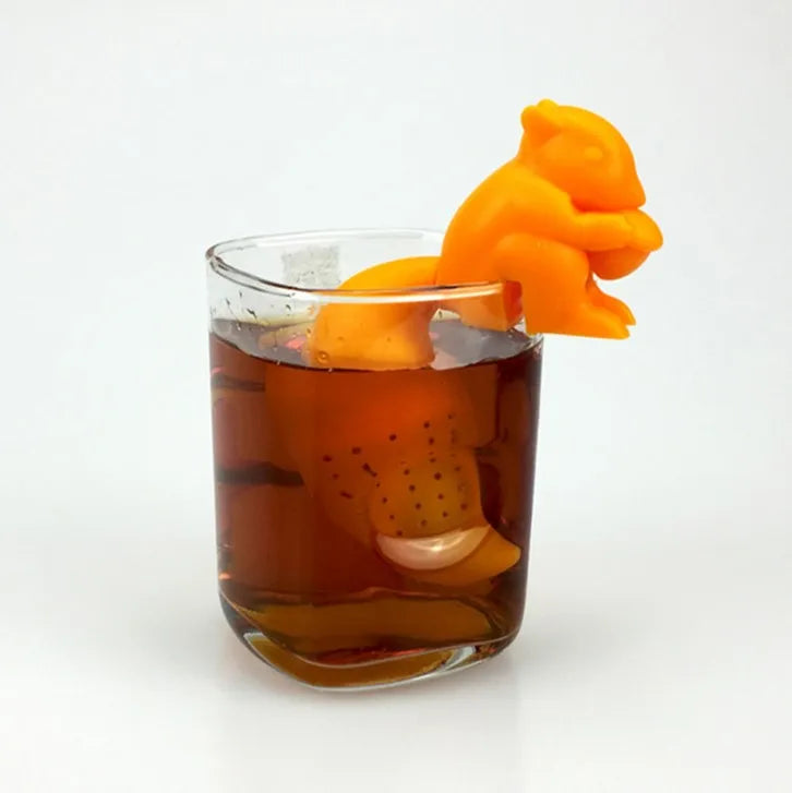 Food Grade Silicone Animal Shape Tea Filter Infuser Silicone  Loose Tea Bag Infuser