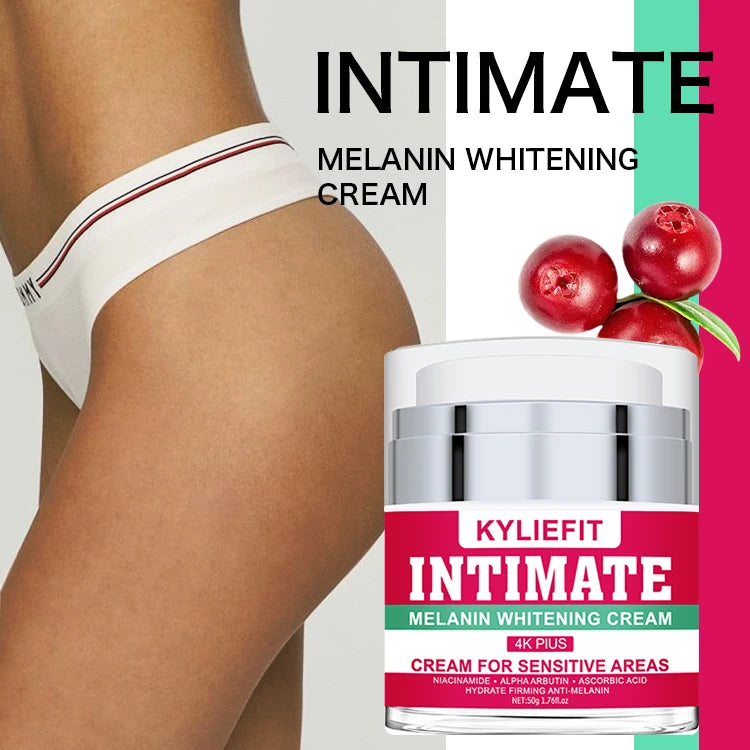 Private Label Melanin Hydrate Firming Anti-melanin Niacinamide Intimate Whitening Cream with Vitamin B5 Kojic Acid & Collagen