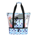 MOQ 1 Pcs 2-In-1 Large Double Layer Outdoor Insulated Waterproof Picnic & Beach Cooler Bag with Flower Pattern for Cans