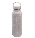 Shiny Rhinestones Stainless Steel Vacuum Cup With Crystal Bling Water Bottles With Diamond As Creativity Souvenir