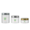 Hot Sale Customizable Logo Clear Food Grade Plastic Jars with Lids for Food Storage