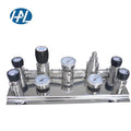 HAL-LOK HL223-1 Stainless Steel Pneumatic Changeover Gas Control Panel Valve Manifold System Pressure Regulator High Temperature