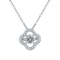 European and American Luxury 0.5ct Main Diamonds S925 Sterling Silver Moissanite Pendant Moissanite Diamond Jewelry