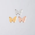 New Hot Selling Hypoallergenic Gold Filled Necklace Stainless Steel Cute Butterfly Pendant Charm for Jewelry Making