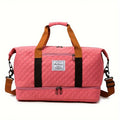 2024 New Foldable Oxford Waterproof Sports Training Fitness Bag Portable Men's Women's Handbag Zipper Featuring Cute Character