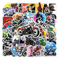 50Pcs Motorcycle Anime Girl Personality Trend Graffiti Stickers for Scooter Car Laptop Vinyl Motorbike Sticker