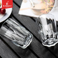 Blinkmax Factory Price Transparent Custom logo 220ml 330ml Glass Tumblers and Water Juice Coffee Tea Glass