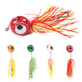 Wholesale JI014~019 20g 40g 60g 80g 100g 120g Buzzbaits Metal Lead Jig Head Hooks with Rubber Skirts