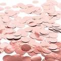 Circle Dot Mylar Wedding Bridal Engagement Birthday Party Decoration Glitter Table Foil Metallic Rose Gold Non-Toxic Confetti