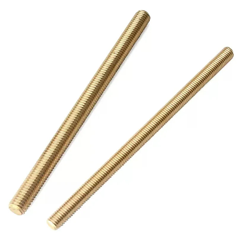 Thread Rod M2 M2.5 M3 M4 M5 M6 M8 M10 M12 M14 M16 Length 250mm Long Brass Bolt Full Thread Shaft Rod Bar