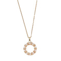 Fashion Stainless Steel Pearl Pendant Necklace Wholesale Necklace Chain Jewelry Accessories for Women