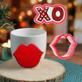 Plastic Valentine's Day Fondant Biscuit Dough Clay Cutter MoldCookie Cutter and Cookie Decorating Tool for Royal Icing