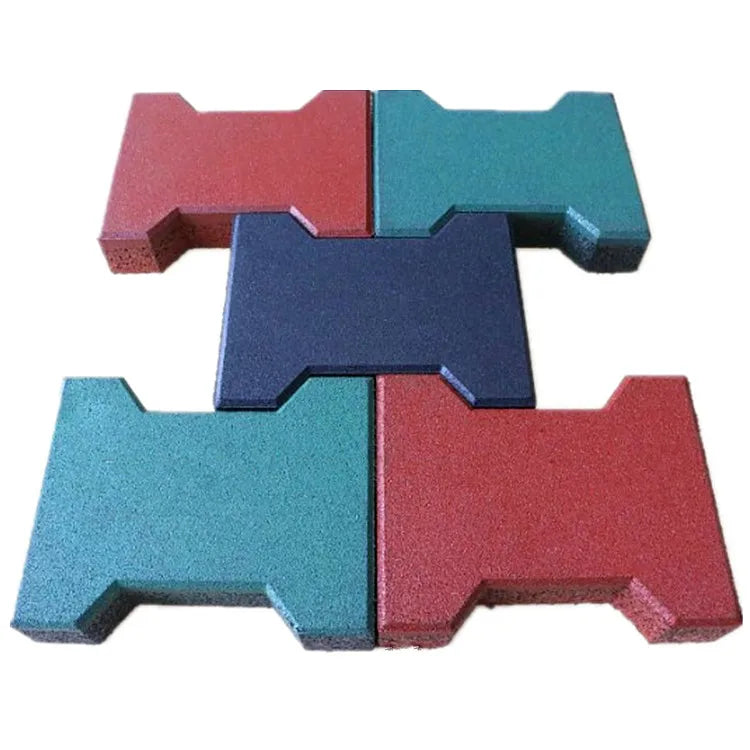 Outdoor Horse Stable Dog Bone Rubber Pavers Brick
