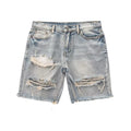 Customized logo Embroider Screen Printing Heat Transfer Printing Summer Black Denim Shorts Men's Denim Shorts Jeans for Men
