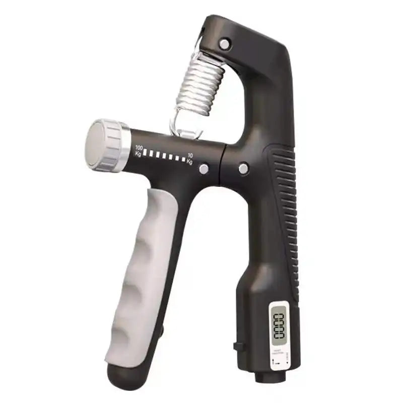 CW HGP023 10-100kg A-Type Battery Power Counter Adjustable Muscle Training Strengthener ARMS Finger Power Gripper Hand Grip