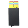 Men Gadget Ultra Thin Aluminium Credit Card Holder Case Pop up RFID Wallet