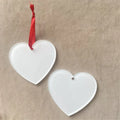 MDFSUB Heart Shape 3.8mm Thick Sublim Acrylic Ornament Sublimation Blank Acrylic Ornaments Printing DIY Decor Guangdong Made