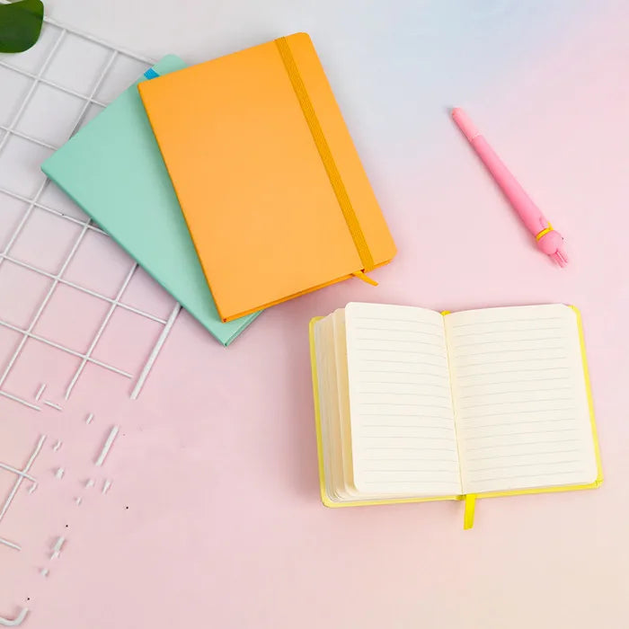 A5 A6 A7 Solid Color Hardcover Diary Notebooks Cheap Bulk Price for Kids