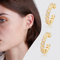 2024 Simple Fashion Fashion Design Style Luxury Zircon Earring 14k Gold Plated Fancy Earring
