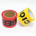 Customized Printed Yellow Safety Caution Barrier Non-adhesive PE Warning Tape