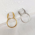 2025 Latest Designs Silver Gold Plated Ring Hold Skull Head Ring Personalized Punk Skeleton Claw Rings Jewelry for Women Men