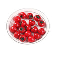 100pcs  Cute Mini Dollhouse Resin Artificial Miniature Fruit Tomato Kitchen Food Model Accessories Toy Gift