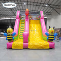 Custom Home Backyard Commercial Bee Slide Penguin Inflatable Water Slide Swimming Pool Slide Suitable for Adults Kids