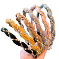 MIO New Girls Headband Handmade Hairband Luxury Pearl Crystal Head Wear Hoop Hair Band Accessories for Girls Women Lady