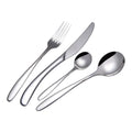 Flatware Cutlery Set Silver Spoon Fork Knife Stainless Steel Silverware Set