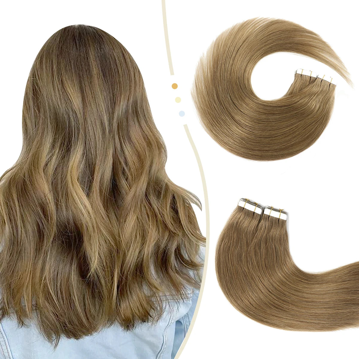 Wholesale Top Grade New Style Human Hair Various Colors Tape in Hair Extensions