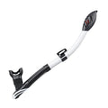 ALOMA Adult Dry Snorkel with Silicone Mouthpiece and One-Way Purge Valve Free Diving & Swimming Training