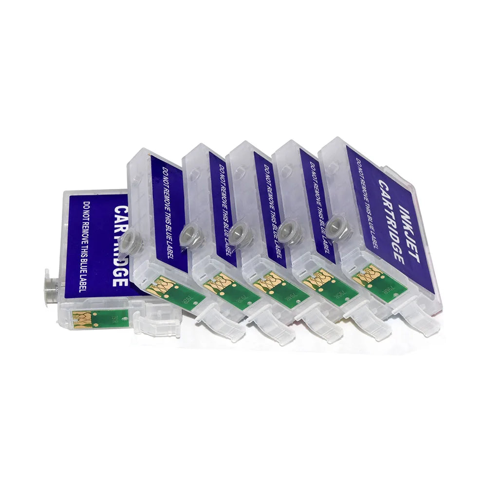 T0791 Empty Refillable Ink Cartridge Compatible for Epson Stylus Photo 1400 1500W P50 PX650 PX660 PX700W PX710FW PX720WD Printer