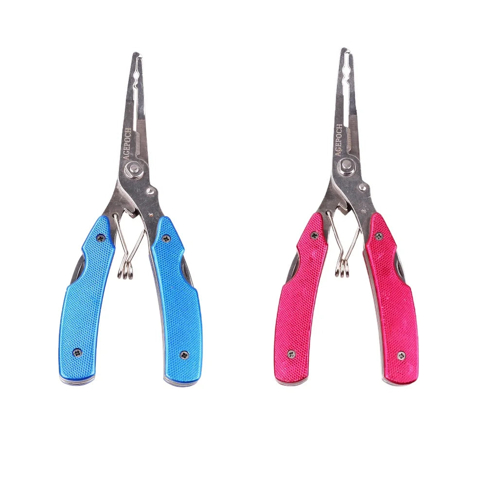 DORISEA Stainless Steel Multi-Functional Fishing Pliers with Case Fishing Line Cutter Hook Remover and Holder