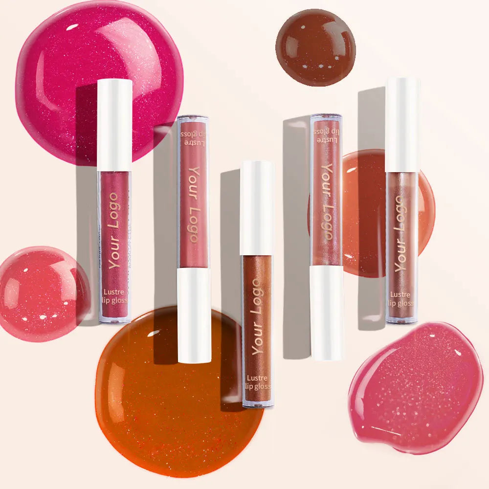 Low MOQ Private Label Wholesale Full-pigment Ultra-hydration Long Lasting Shimmer Lip Glaze Smoothly Non-sticky Liquid Lipgloss