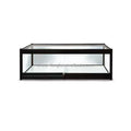 Chuimei CHM-AG02 Custom Iron Retail Shop Counter Display Round Glass Cabinet Transparent LED Light Rustproof Customized Size